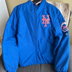 New York Mets Majestic Authentic Collection Dugout Jacket NWT